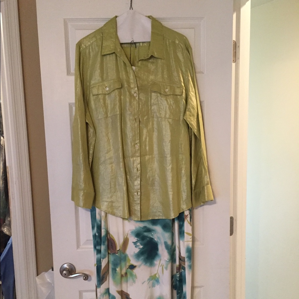 Tommy Bahama Top and Skirt outfit